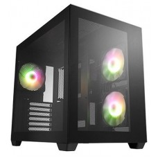 CAJA ATX SEMITORRE FSP CMT380 RGB NEGRA 3 FANS